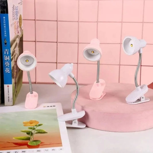Mini Book Light with Clip | Portable LED Reading Lamp with Eye Protection | Random Color