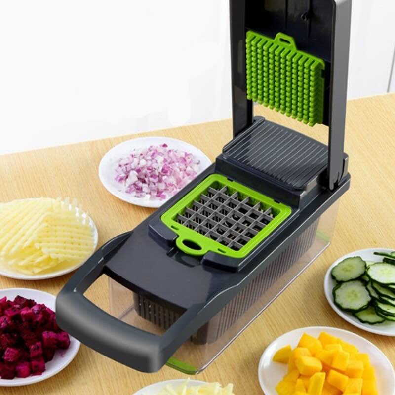 Multifunctional 16-in-1 Mandoline Slicer – Vegetable Chopper & Food Grater Set