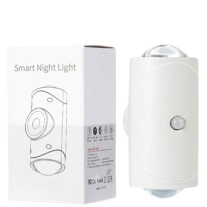 LED Motion Sensor Night Light – Rechargeable Wireless Magnetic Wall Lamp for Indoor & Outdoor Use