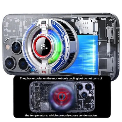 CX16 Magnetic Mobile Cooling Fan – Semiconductor RGB Phone Cooler for Android & iPhone