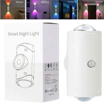 LED Motion Sensor Night Light – Rechargeable Wireless Magnetic Wall Lamp for Indoor & Outdoor Use