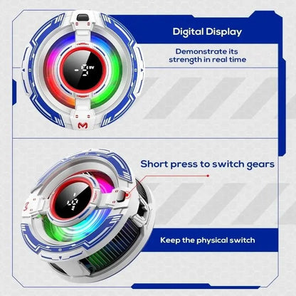 CX16 Magnetic Mobile Cooling Fan – Semiconductor RGB Phone Cooler for Android & iPhone